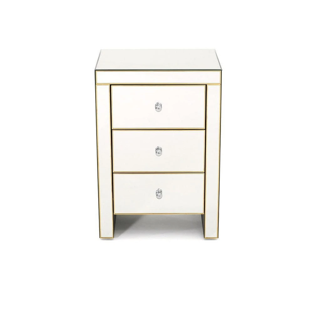 Tia Gold Nightstand