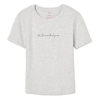 No Boundaries Women's Rib Baby Tee, Sizes XS-XXL
