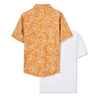 Ensemble 2 pièces avec chemise tissée George pour garçons Tailles TP–TG