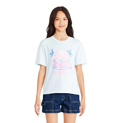 T-shirt à manches courtes Barbie pour filles