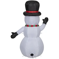 Christmas Inflatable Snowman with Top Hat