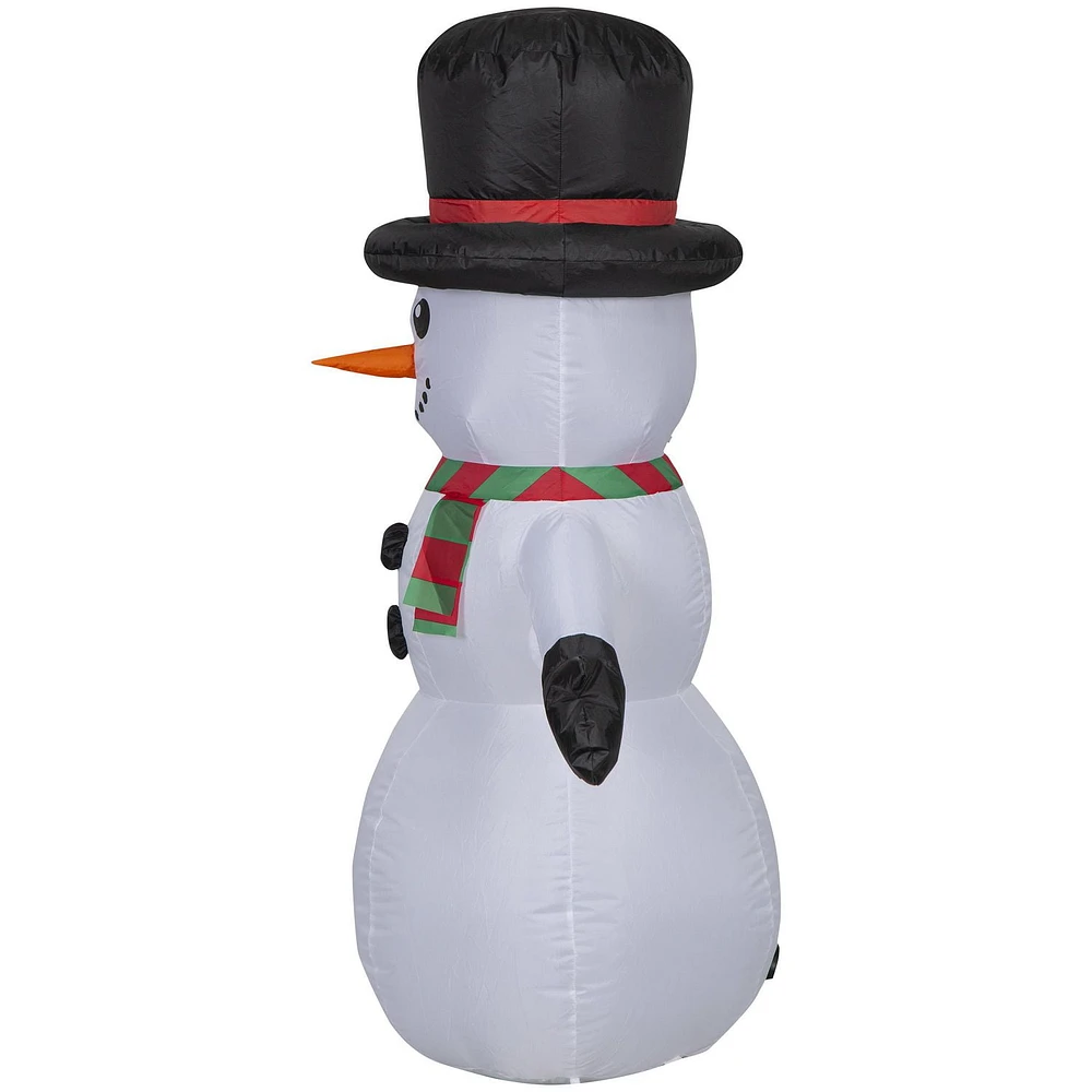 Christmas Inflatable Snowman with Top Hat