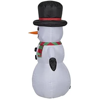 Christmas Inflatable Snowman with Top Hat