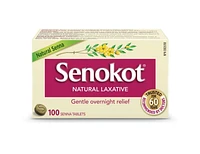 Senokot Natural Laxative 100 Tablets, Natural Senna Laxative                              100 Count