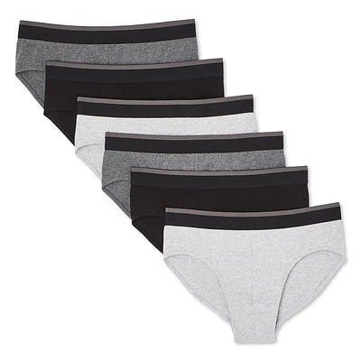 Lot de 6 caleçons Athletic Works pour hommes Tailles P-TG
