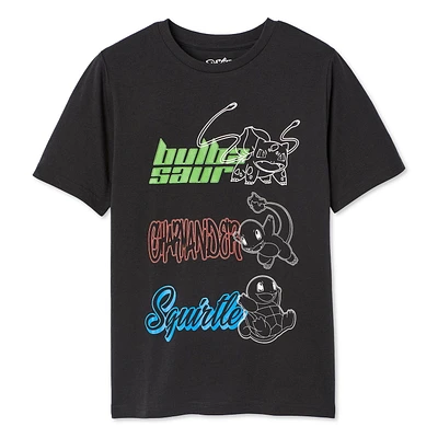 T-shirt à manches courtes Pokémon pour garçons