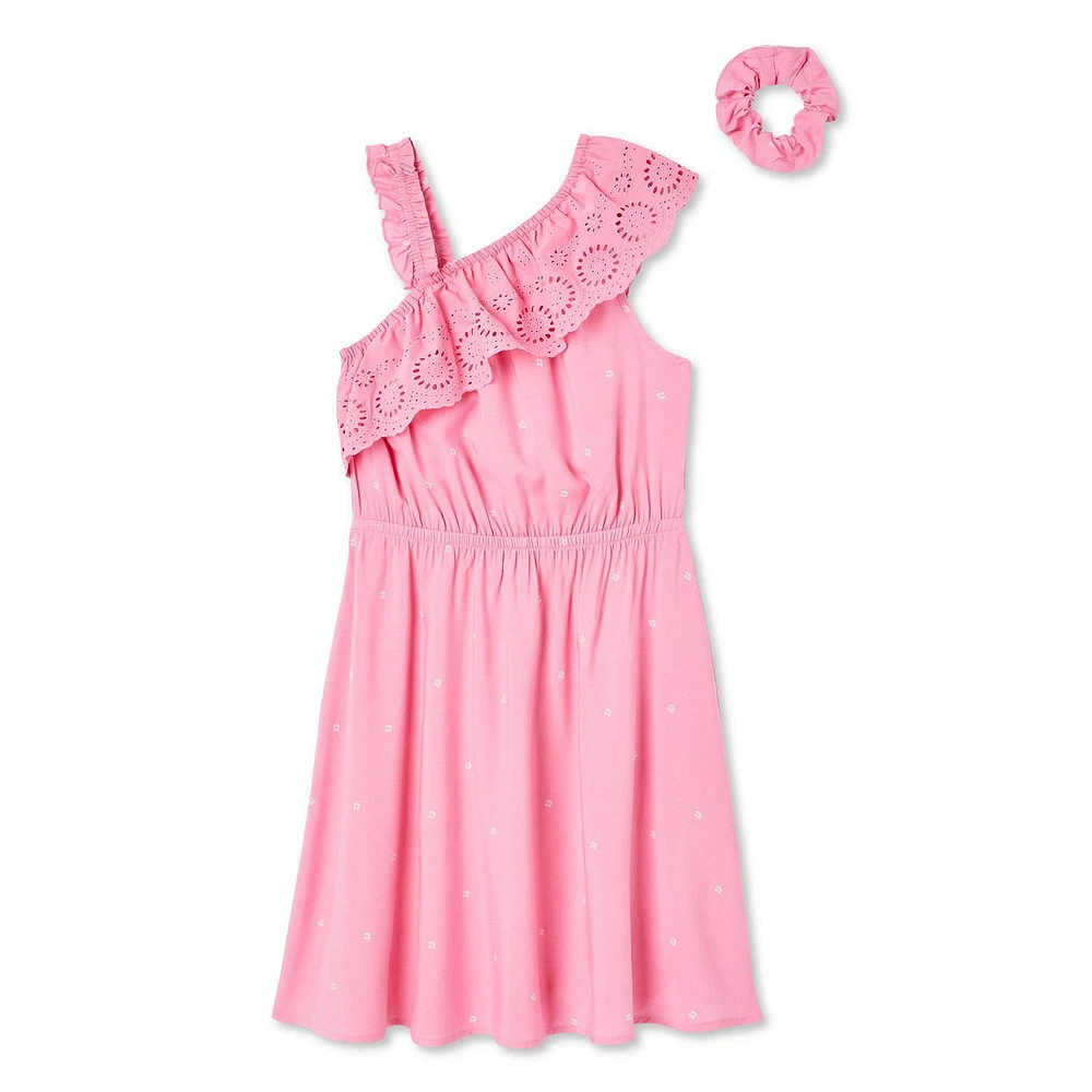 George Girls' Asymmetrical Dress 2-Piece Set