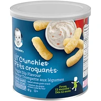 GERBER® LIL’ CRUNCHIES®, Veggie Dip, Toddler Snacks 42 g, 42 GR