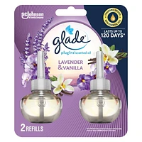 Glade Plugins® Air Freshener Oil Refill, Lavender and Vanilla