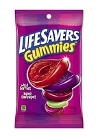 LIFE SAVERS, Wild Berry Gummy Candy, Bag, 180g