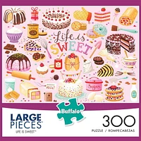 Buffalo Games - Large Pieces - Life is Sweet -300 Piece Jigsaw Puzzle