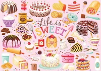 Buffalo Games - Large Pieces - Life is Sweet -300 Piece Jigsaw Puzzle