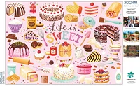 Buffalo Games - Large Pieces - Life is Sweet -300 Piece Jigsaw Puzzle