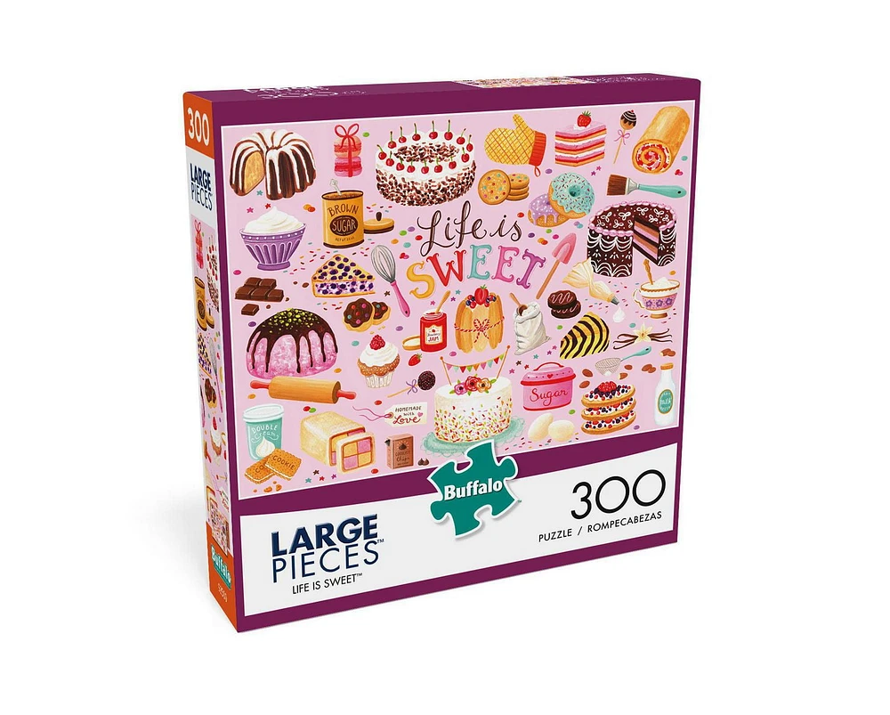 Buffalo Games - Le puzzle Large Pieces - Life is Sweet - en 300 pièces