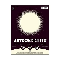 Astrobrights Cream Cardstock, 8.5” x 11”, 65 lb, 50 Sheets