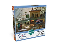 Buffalo Games - Charles Wysocki - Dampy Donuts on a Dreary Day - 300 Piece Jigsaw Puzzle