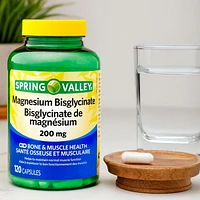 Spring Valley Magnesium Bisglycinate 200mg, 120 Capsules