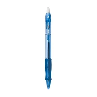 BIC Gelocity Original Blue Gel Pens, Medium Point (0.7 mm), 12-Count Pack, Retractable Gel Pens With Comfortable Grip