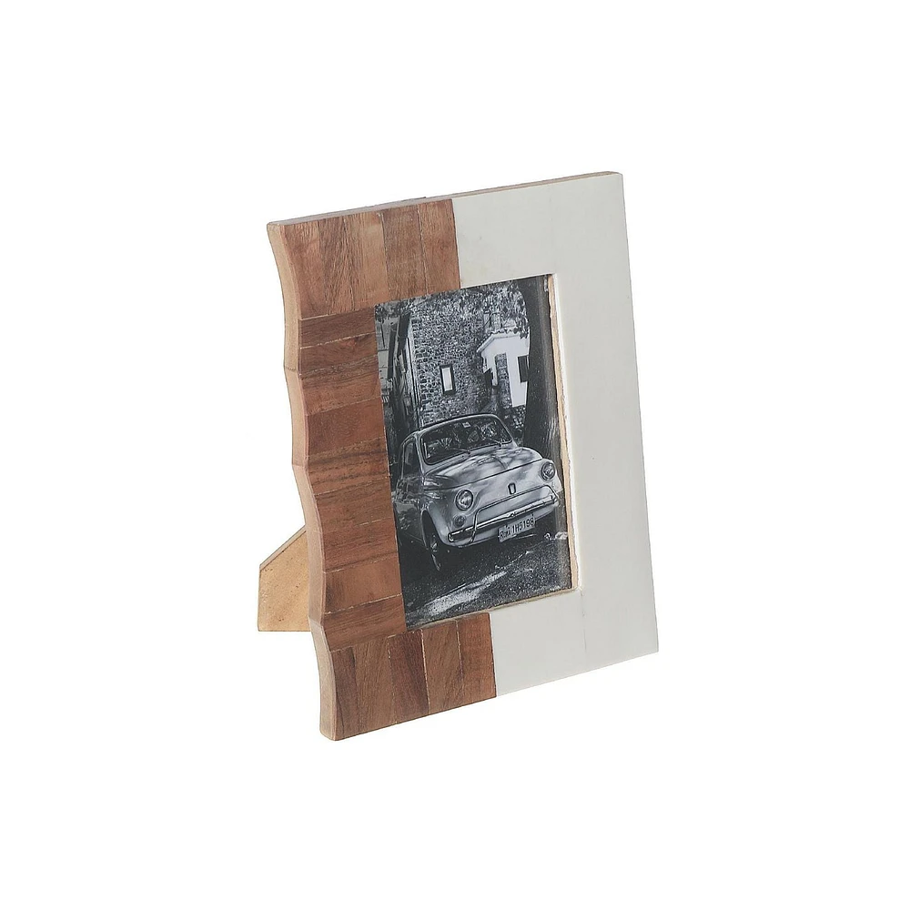 5X7 Wooden & Resin Inlay Photo Frame