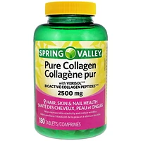 Spring Valley Pure Collagen 2500mg, 180 TABLETS