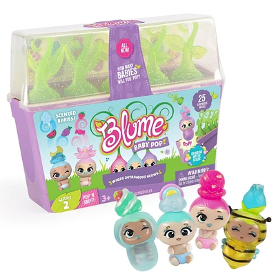 Blume Baby Pop POP 'N' SNIFF – 25 NEW Surprises including Scented & Glitterized Babies, 25 NEW Surprises