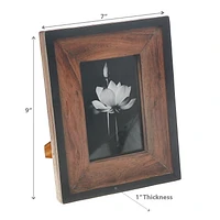 4X6 Black & Natural Finish Photo Frame