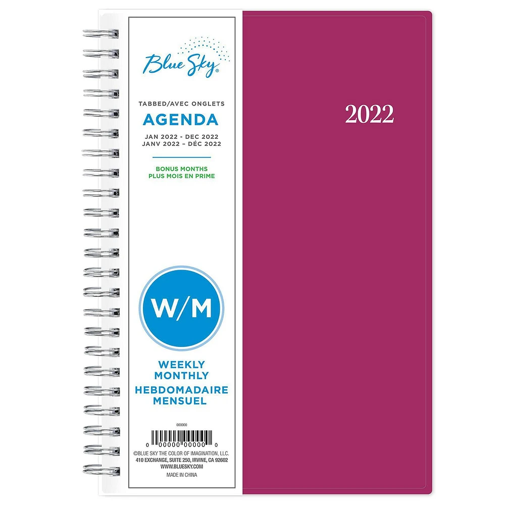 Blue Sky Analeis Medium Weekly/Monthly Planner for 2022