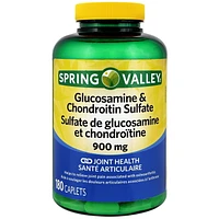 Spring Valley Glucosamine & Chondroitin Sulfate 900mg, 180 Caplets