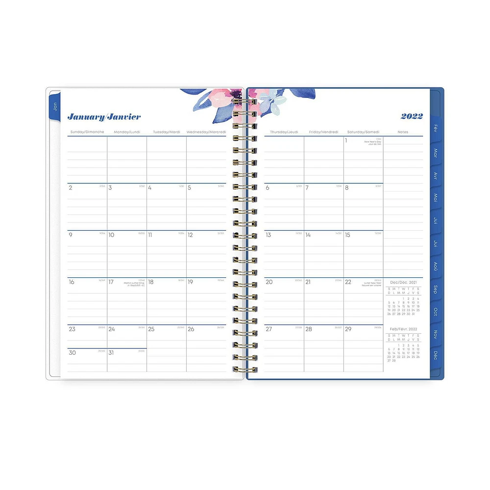 Blue Sky Jessine Gray Medium Weekly/Monthly Planner for 2022