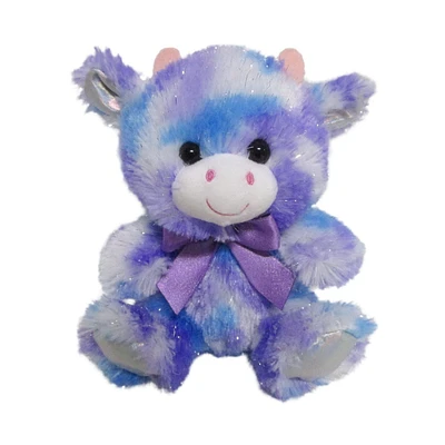 Way To Celebrate Easter Plush  7inch Small Sparkle Cow Plush