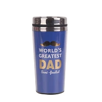 Father's Day Gift Coffee Tumbler 'WORLDS GREATEST DAD'