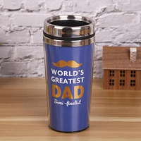 Father's Day Gift Coffee Tumbler 'WORLDS GREATEST DAD'