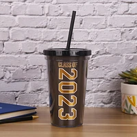 Graduation Gift Straw Tumbler Black 2023