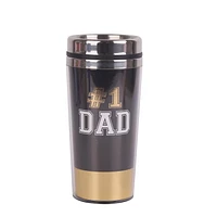 Father's Day Gift Coffee Tumbler '#1 DAD'