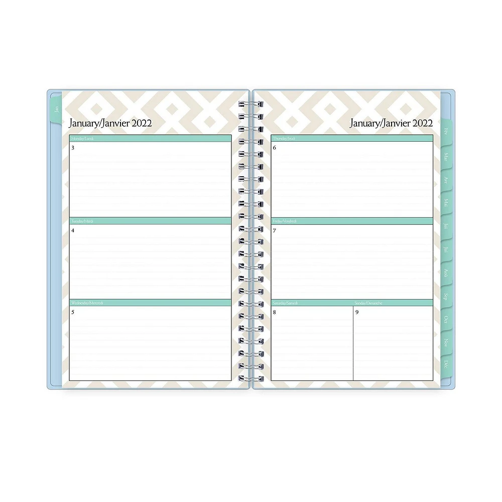 Blue Sky Contempo Medium Weekly/Monthly Planner for 2022