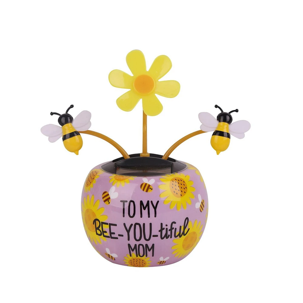 Mother's Day Gift Mom Solar Character Bee 'TO MY BEE-YOU-tiful MOM'