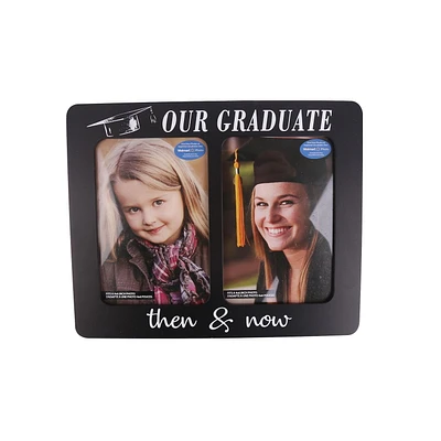 Graduation Gift Grad Then/Now Wooden Frame