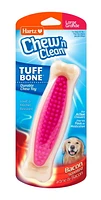 Hartz Chew 'N  Clean Tuff Bone Dog Toy Large, Chew 'N Clean Tuff Bone Dog Toy Bacon Scented