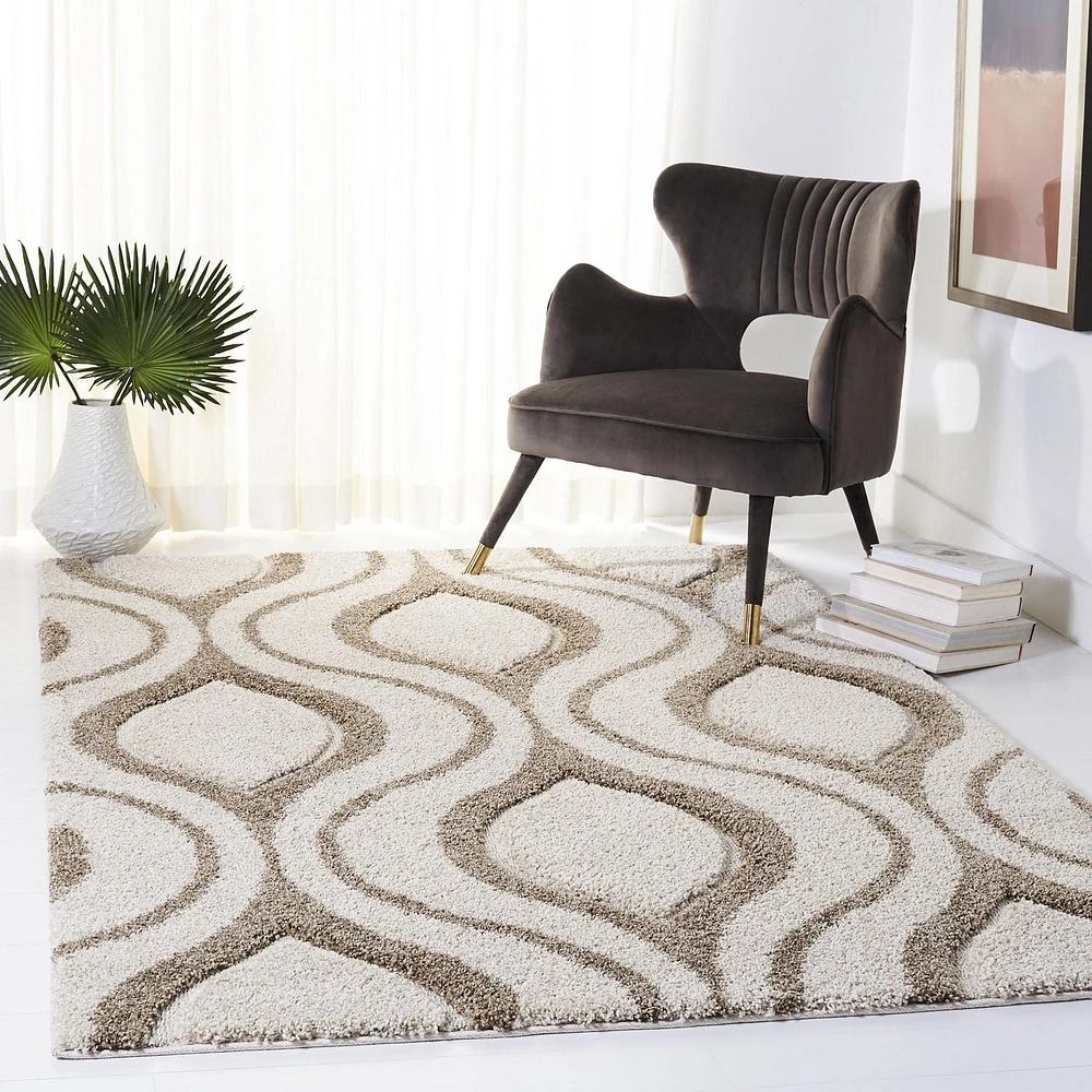 Safavieh Florida Declan Geometric Swirls Shag Area Rug