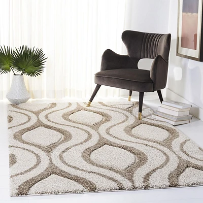 Safavieh Florida Declan Geometric Swirls Shag Area Rug