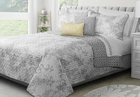 Safdie & Co. Quilt 3PC Set DQ Transitions Alloy