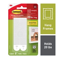 Command Picture Hanging Strips, 17217-8EF, Command(MC), 17217-8EF