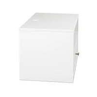 Prepac Floating Nightstand, White