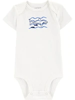 Carter's Child of Mine Ensemble 3 pièces requin bleu pour bébé garçon Nouveau-né - 24 mois