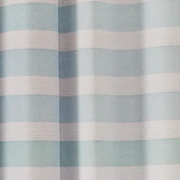 Hometrends Ombre Stripe Heavy Weight Fabric Shower Curtain, Blue