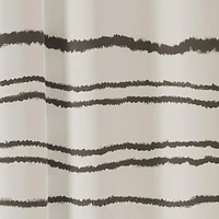 Hometrends Lily Dale Heavy Weight Woven Fabric Shower Curtain