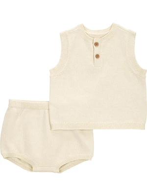 Carter's Child of Mine Ensemble 2 pièces crème pour bébé garçon