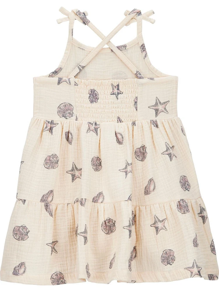 Carter's Child of Mine Robe coquillage pour petites filles Tailles 12 mois-5T