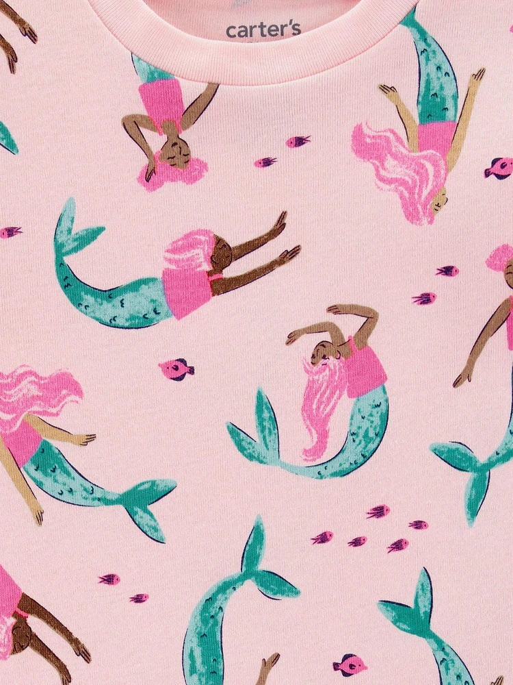 Carter's Child of Mine Pyjama 2 pièces sirène rose pour petites filles