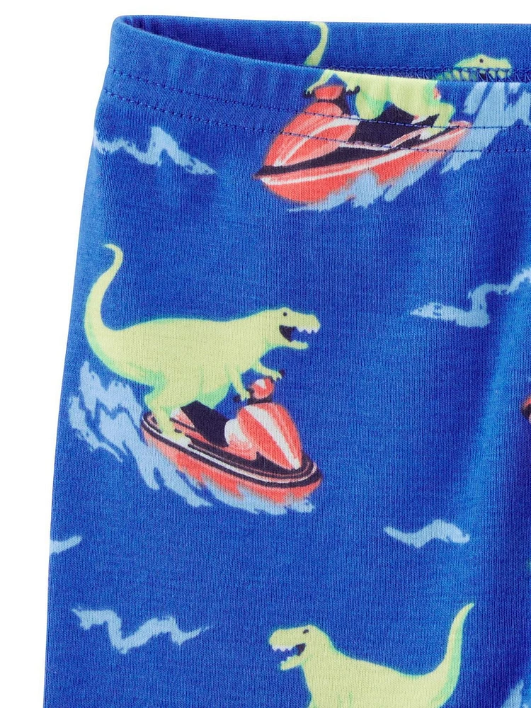 Carter's Child of Mine Toddler Boys' Blue Dino 2 Piece PJs
